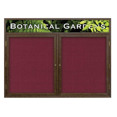 United Visual Products Open Faced Traditional Corkboard, 60x36" UV643A-SATIN-MEDGRY